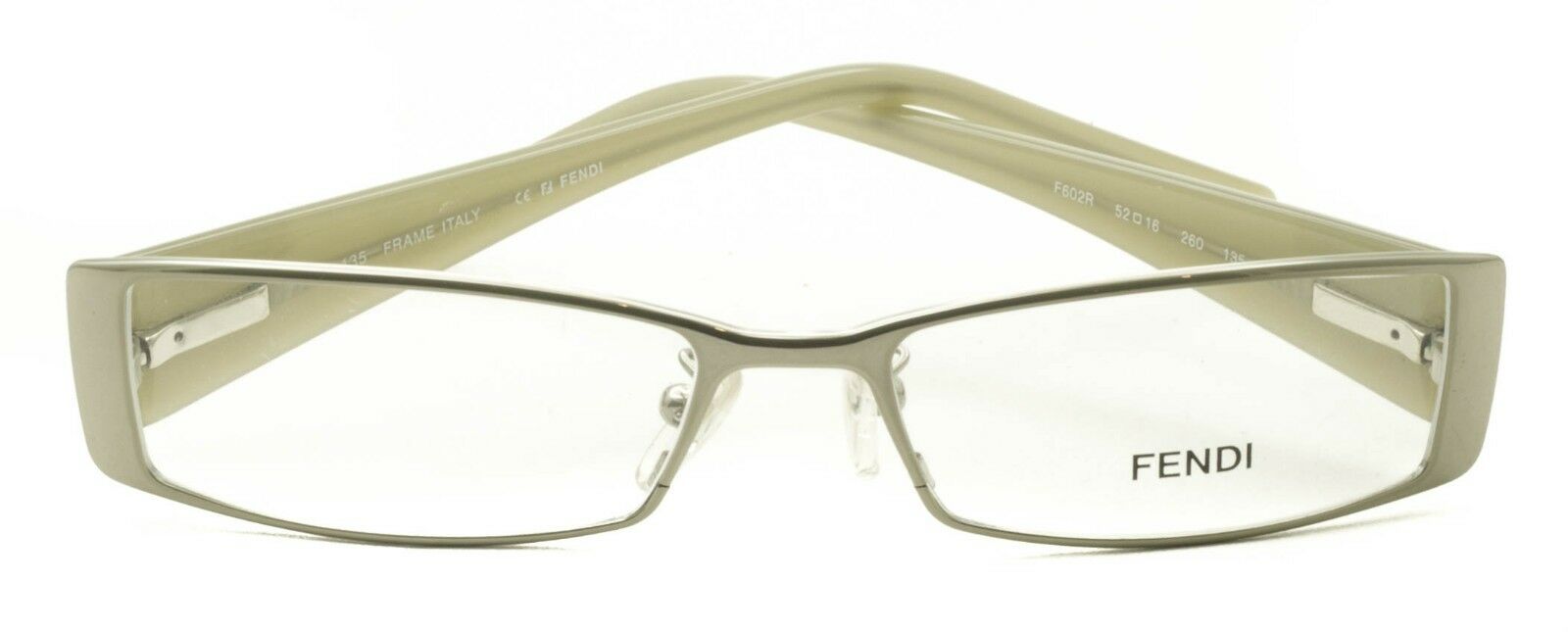 FENDI F602R 260 52mm Eyewear RX Optical FRAMES Glasses Eyeglasses New BNIB Italy