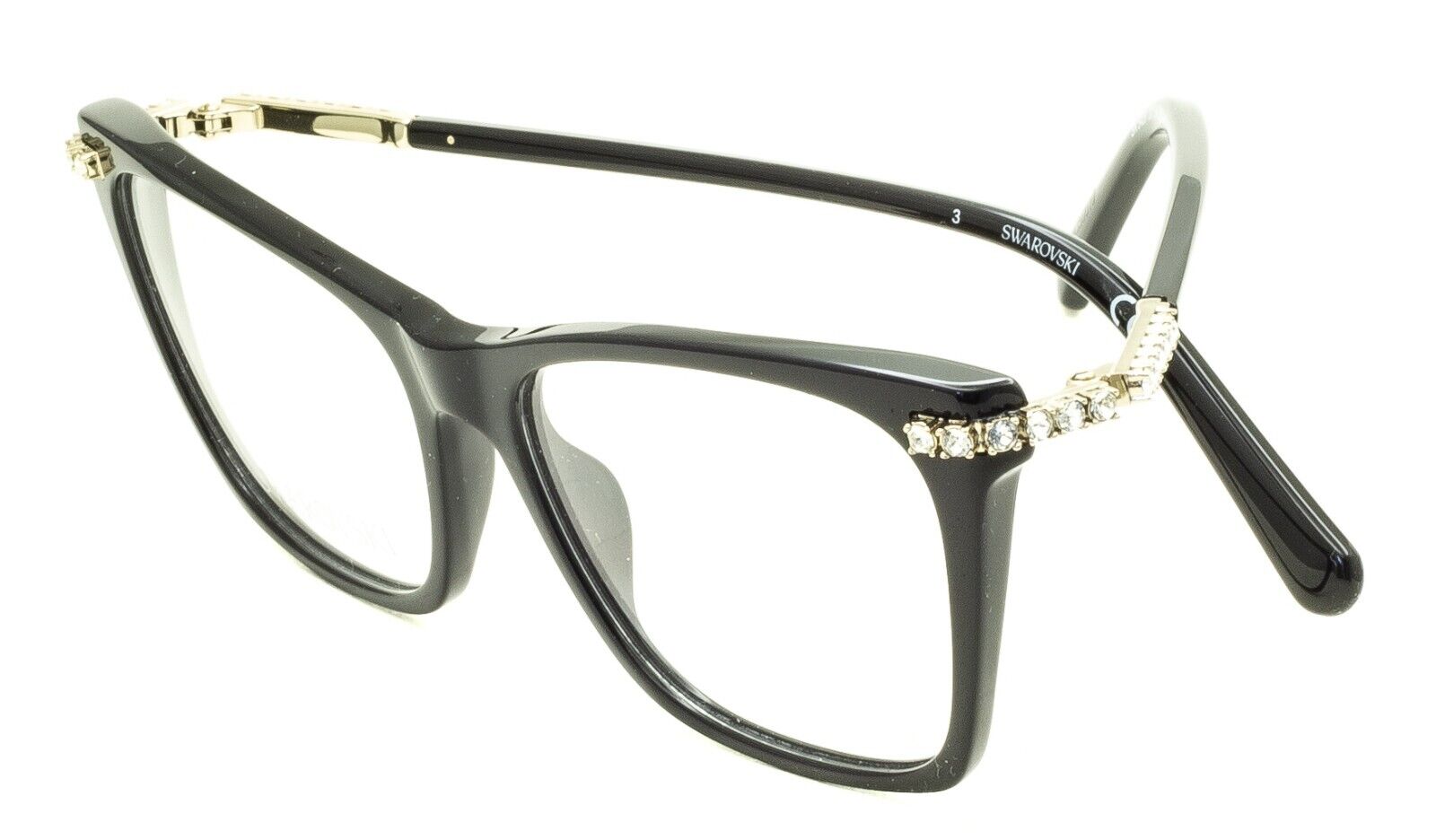 SWAROVSKI SK 5426 001 54mm Eyewear FRAMES RX Optical Glasses Eyeglasses - New