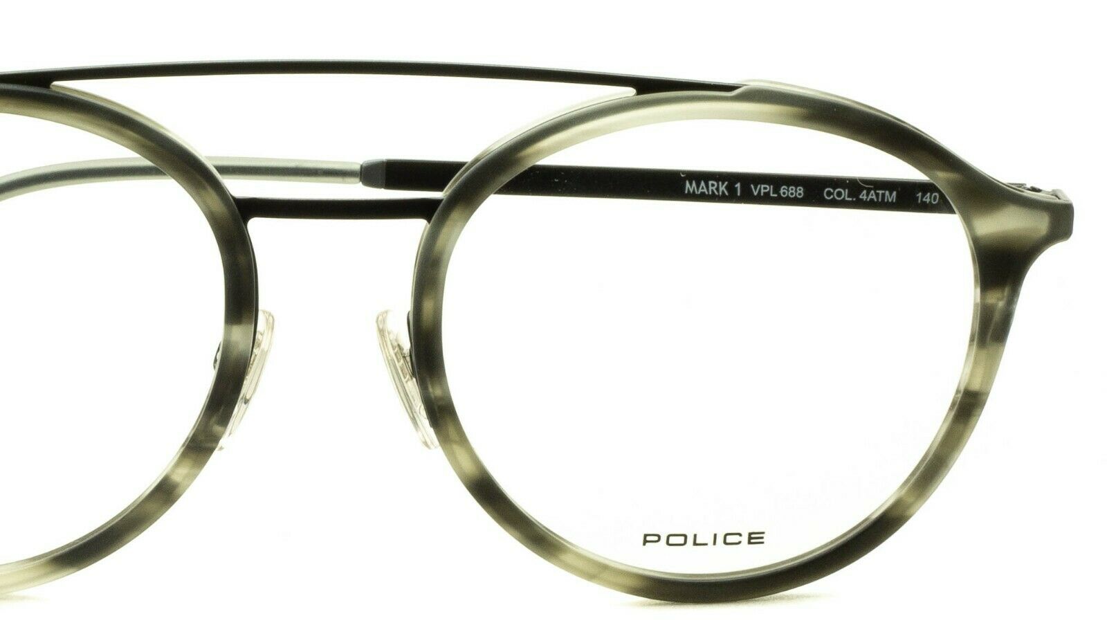 POLICE VPL 688 COL. 4ATM MARK 1 52mm RX Optical Frames Eyeglasses Glasses - New