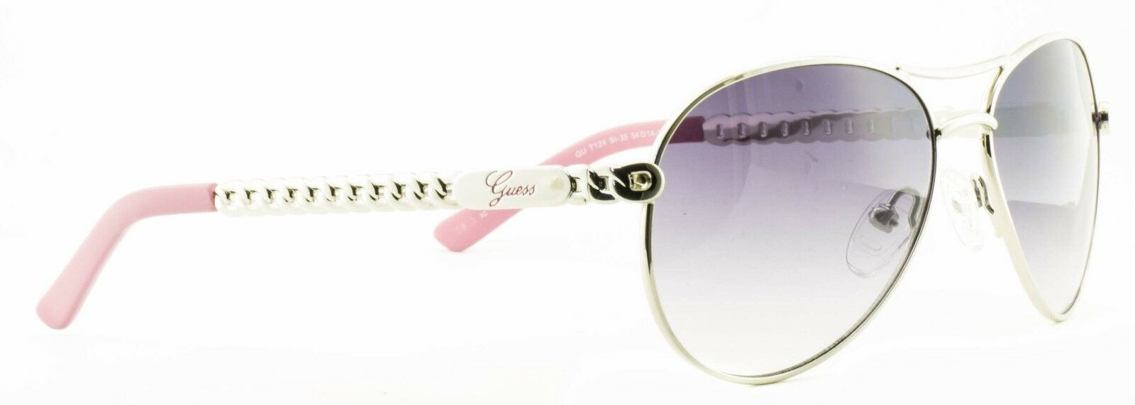 GUESS GU T124 SI-35 NEW Sunglasses Shades Fast Shipping BNIB - Brand New in Case