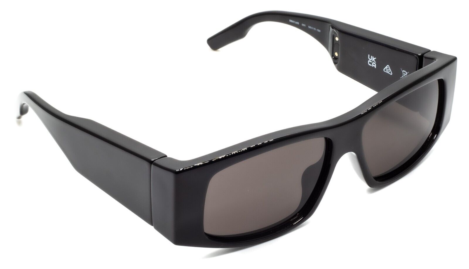 BALENCIAGA LED Limited Edition BB0100S 001 56mm Sunglasses Shades