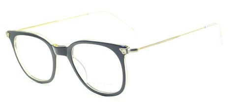 SAVILE ROW ENGLAND Round Rhodium 49x20mm Eyewear FRAMES RX Optical Glasses -NOS