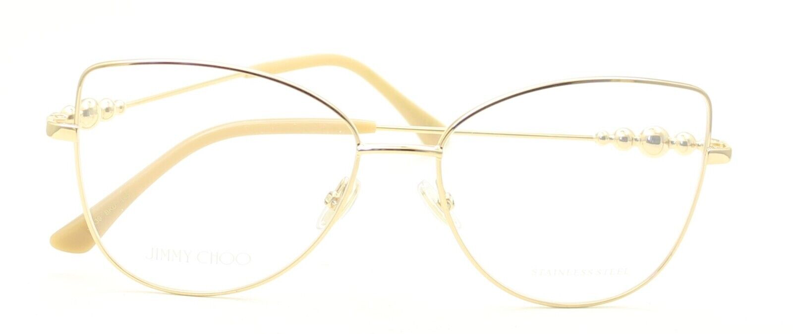 JIMMY CHOO JC339 BKU 56mm Eyewear Glasses RX Optical Glasses FRAMES - New Italy