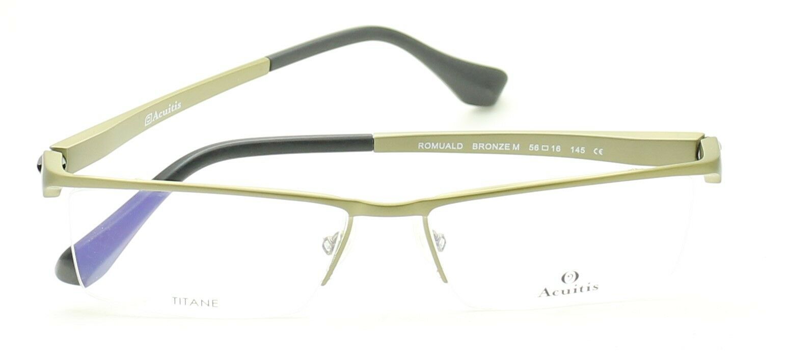 ACUITIS TITANE ROMUALD Bronze M 56mm Glasses RX Optical Eyeglasses Eyewear - New