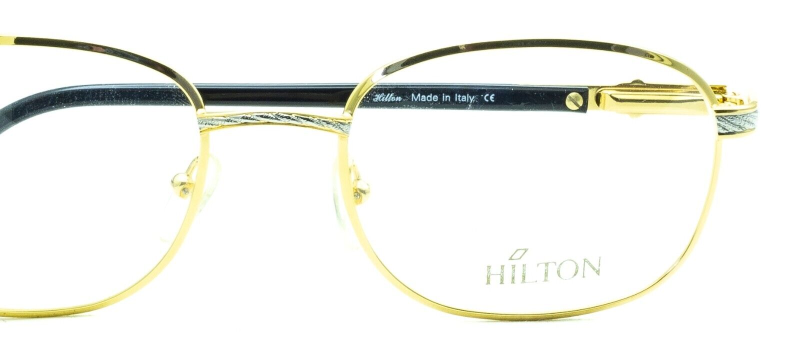 Hilton Eyewear Vintage Monaco 301 1 24KT 54x20mm FRAMES RX Optical - New Italy