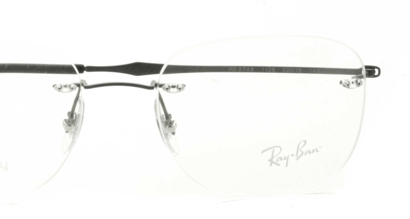 RAY BAN LIGHTRAY RB 8748 1128 52mm RX Optical FRAMES Glasses Eyewear New - Italy