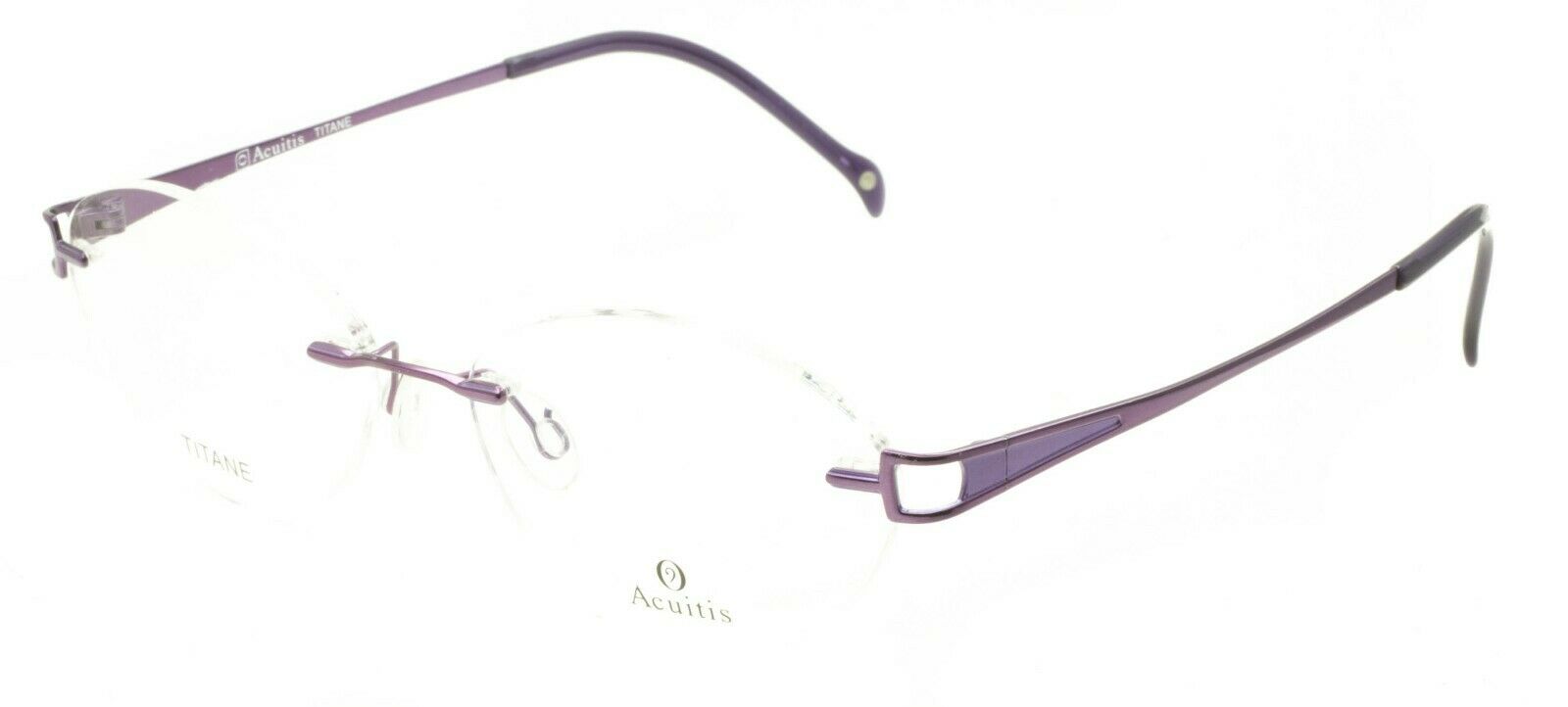 ACUITIS NADINE VIOLET Titane 53mm Glasses RX Optical Eyeglasses Eyewear - New