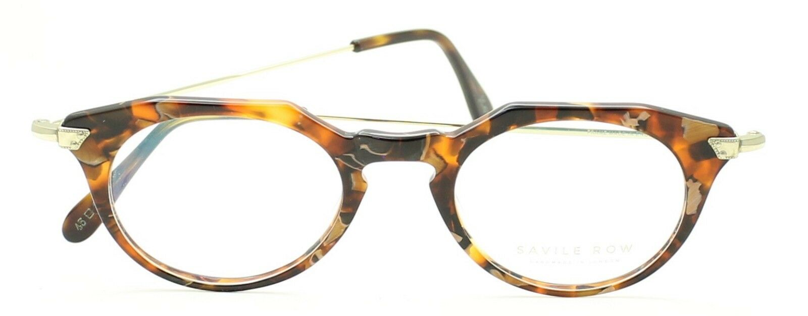 SAVILE ROW ENGLAND Kew 18K RG 45x21mm Eyewear RX Optical Eyeglasses Glasses-New