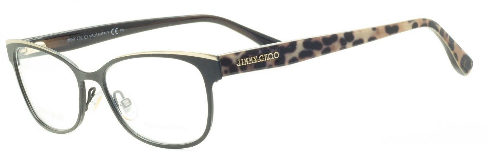 Jimmy Choo JC147 PWN 52mm Eyewear Glasses RX Optical Glasses FRAMES New - Italy