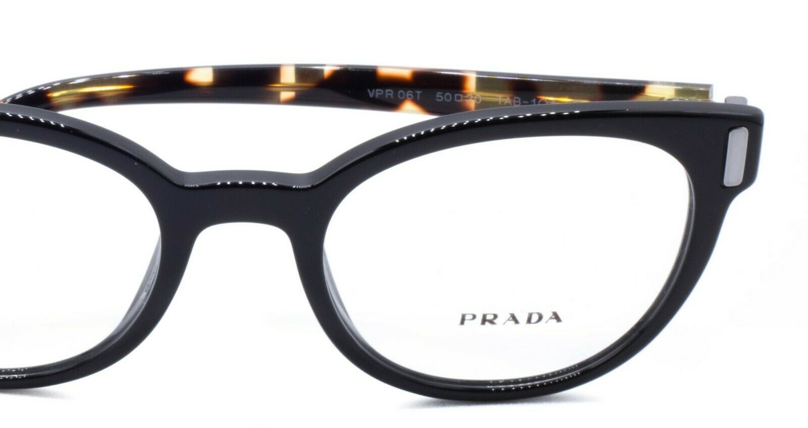 PRADA VPR 06T 1AB-1O1 50mm Eyewear FRAMES RX Optical Eyeglasses Glasses - Italy