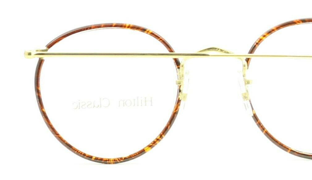 HILTON CLASSIC 1 (SAVILE ROW) Panto Chestnut 1070 49x22mm Eyewear RX Optical-NOS