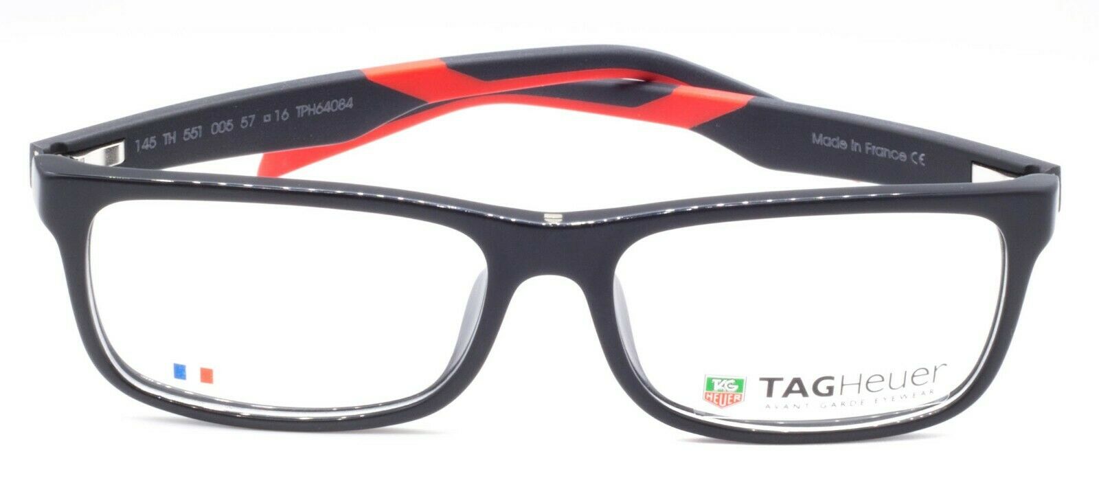 TAG HEUER B-URBAN TH 551 005 57mm Eyewear FRAMES RX Optical Glasses Eyeglasses