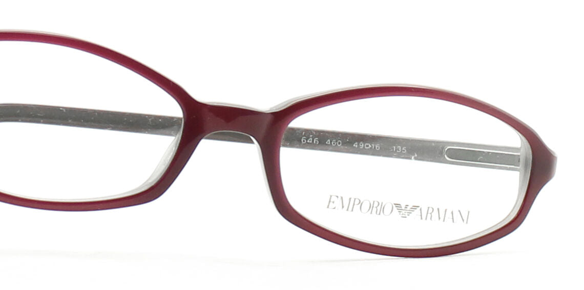 EMPORIO ARMANI 646 460 Eyewear FRAMES RX Optical Glasses New Eyeglasses - Italy