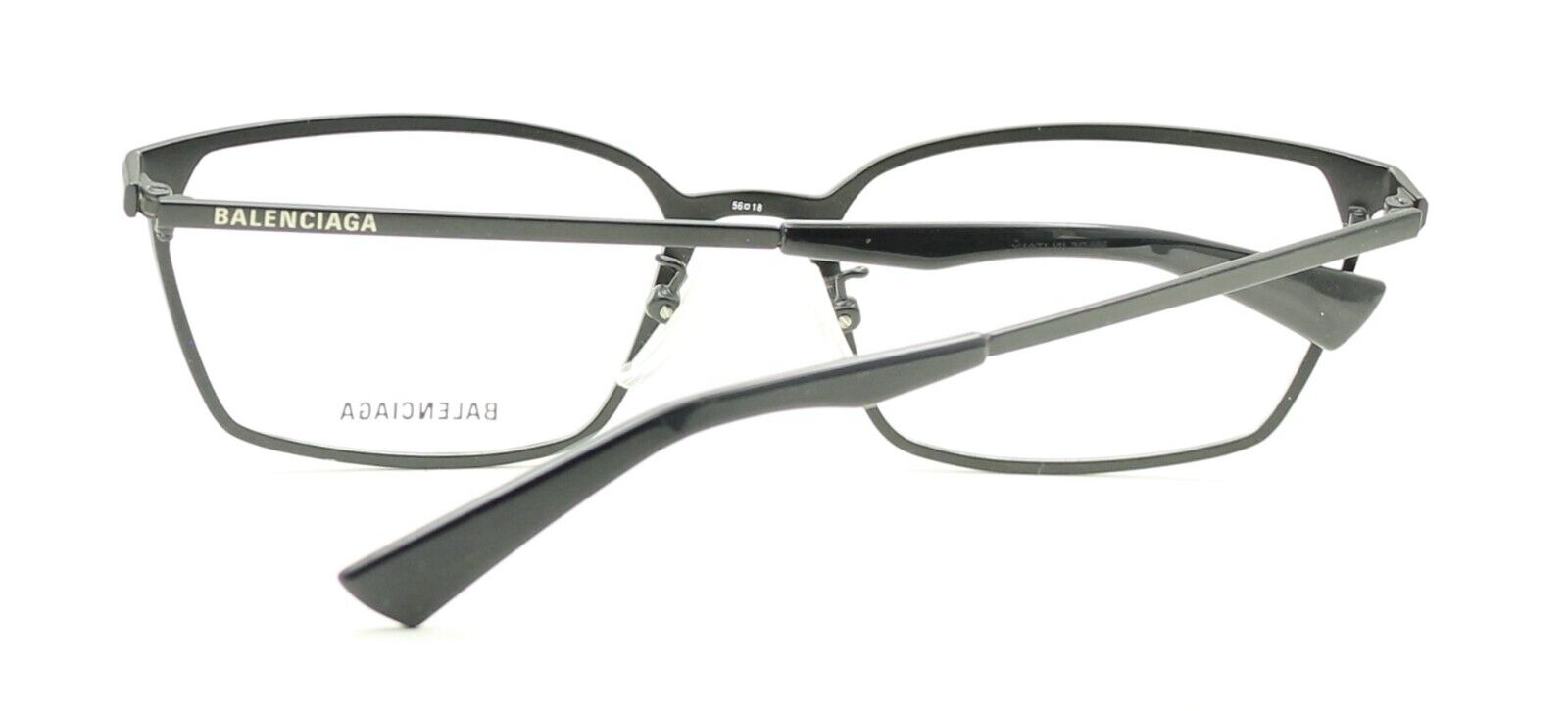 BALENCIAGA BB0085O 001 56mm Eyewear FRAMES RX Optical Eyeglasses Glasses- Italy