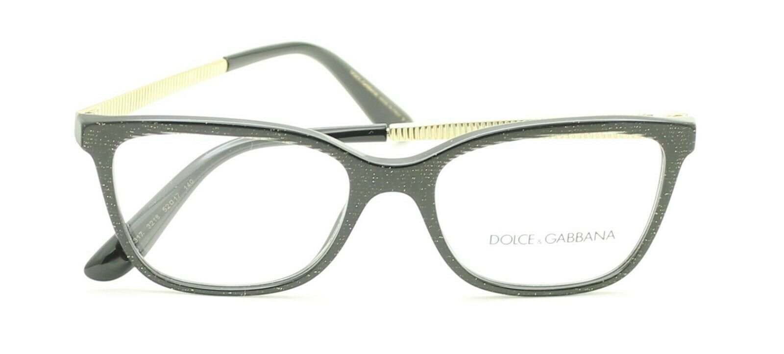 Dolce & Gabbana D&G 3317 3218 52mm Eyeglasses RX Optical Glasses Frames Eyewear