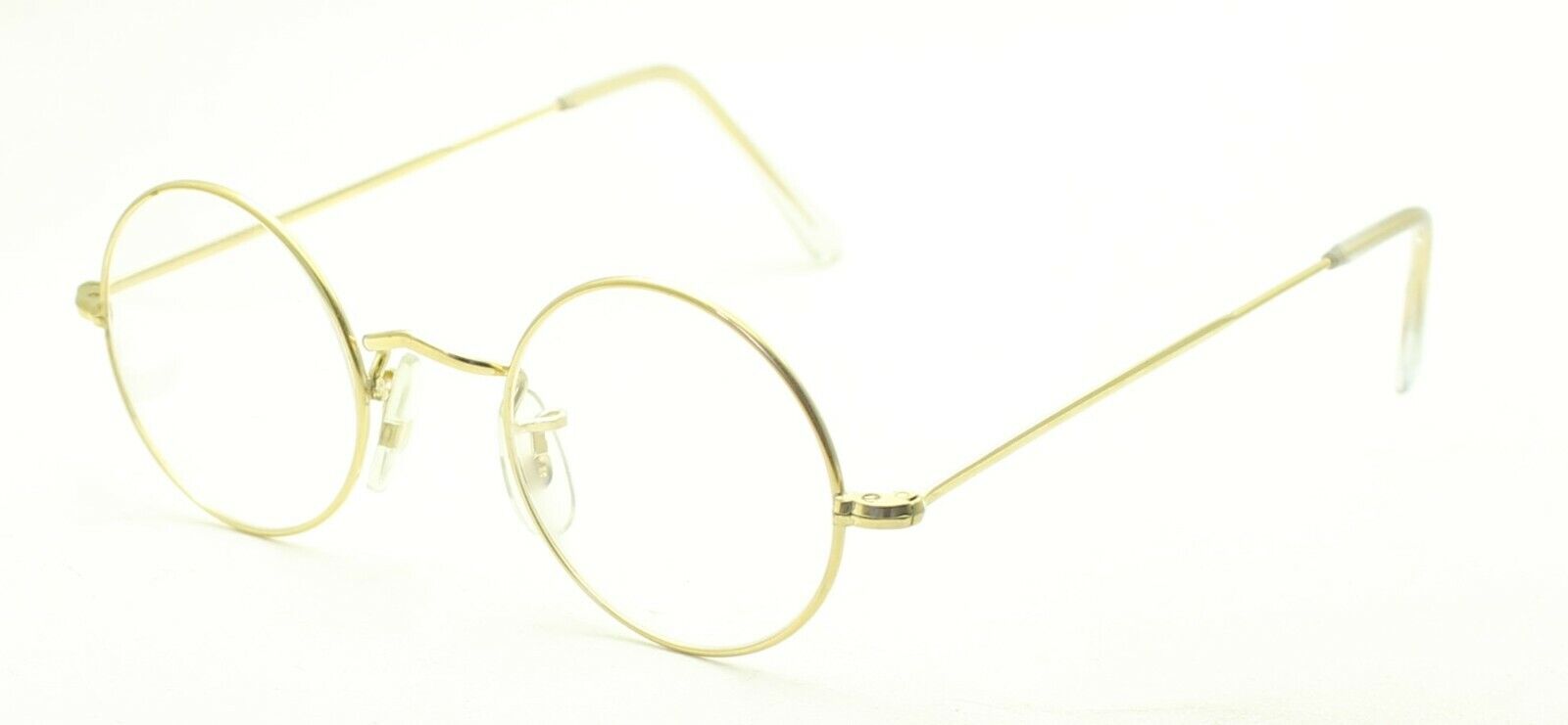 ALGHA (SAVILE ROW) 14KT RG Gold 40x20mm Eyewear FRAMES RX Optical Eyeglasses NOS