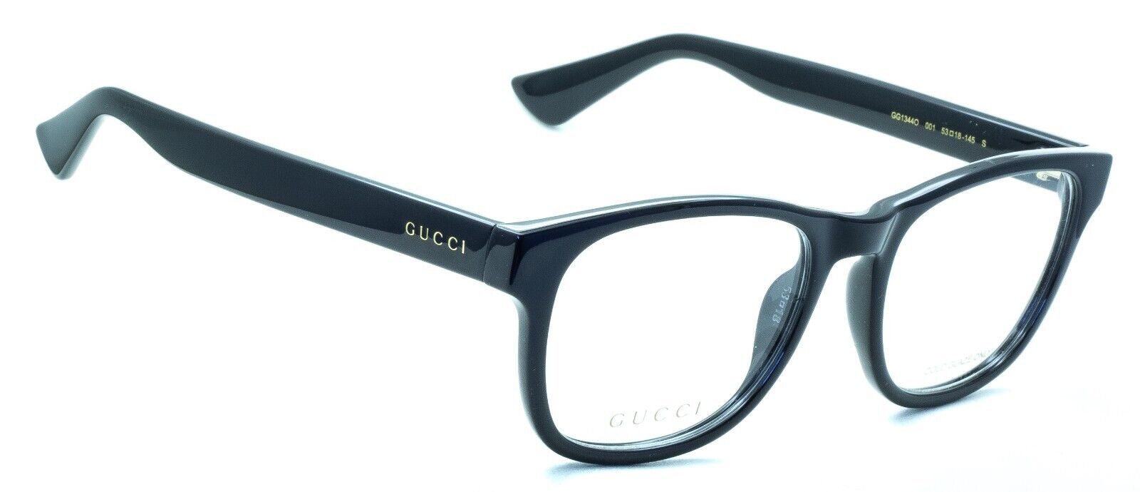 GUCCI GG 1334O 001 53mm Eyewear FRAMES Glasses RX Optical Eyeglasses New - Italy