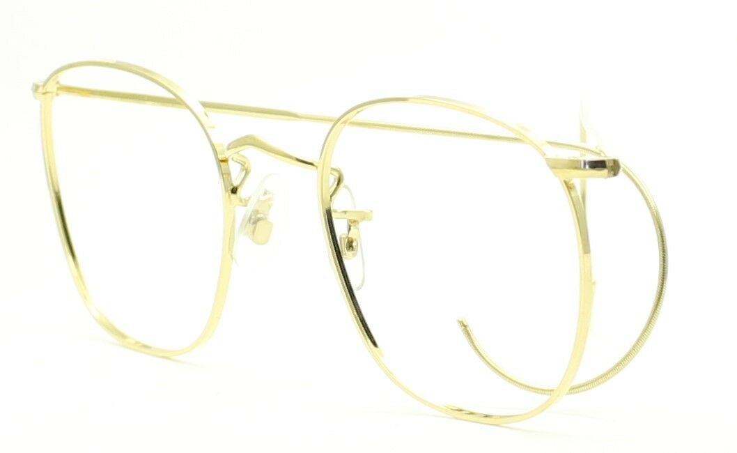 SAVILE ROW ENGLAND Gold 49x20x105mm PANTO Quadra RX Optical Eyeglasses Frames