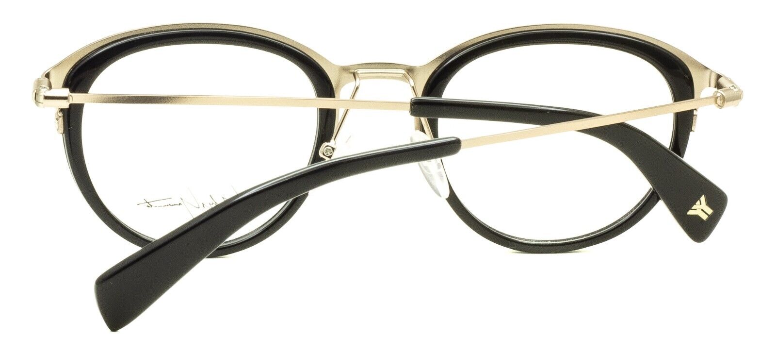 YOHJI YAMAMOTO YY1023 001 48mm Eyewear Glasses Frames RX Optical - New France