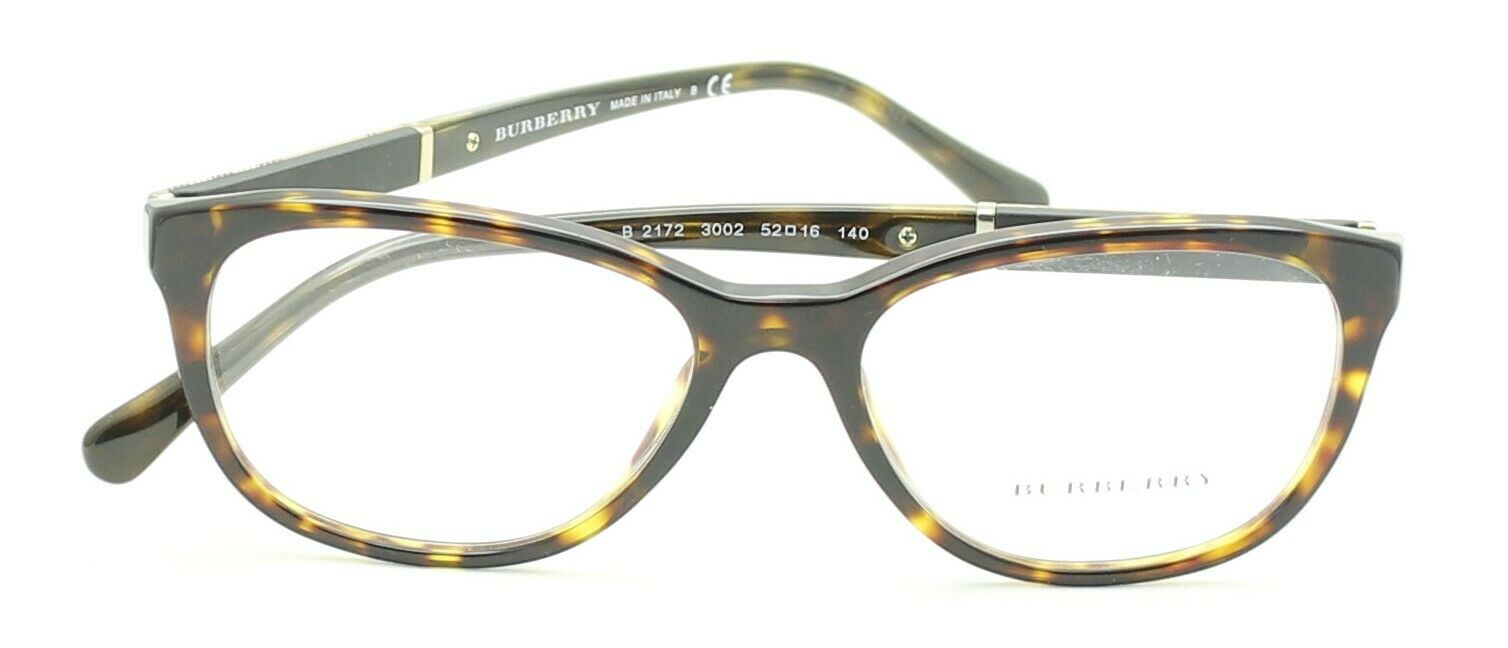 BURBERRY B 2172 3002 52mm Eyewear FRAMES RX Optical Glasses Eyeglasses New Italy