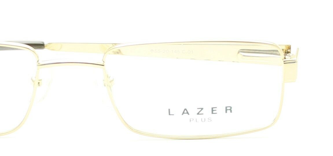 LAZER PLUS 4054 Col.01 55mm Eyewear FRAMES RX Optical Eyeglasses Glasses - New