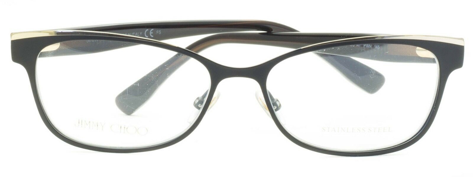 Jimmy Choo JC147 PWN 52mm Eyewear Glasses RX Optical Glasses FRAMES New - Italy