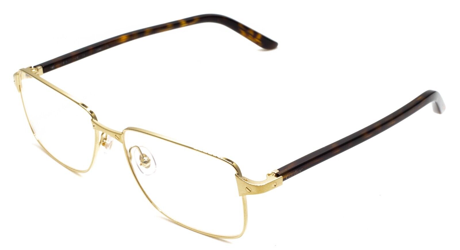 CARTIER CT0040O 009 55mm Gold Eyewear FRAMES RX Optical France Glasses  New BNIB