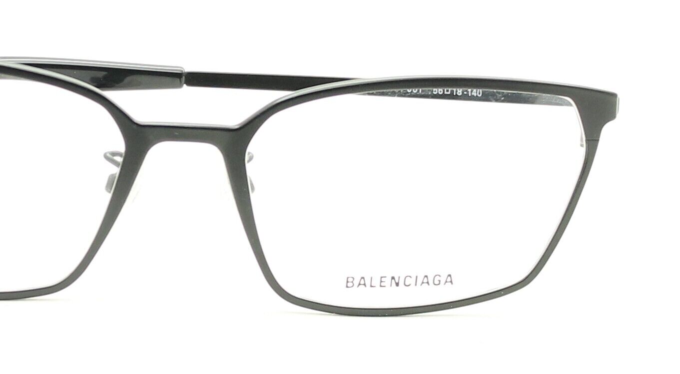 BALENCIAGA BB0085O 001 56mm Eyewear FRAMES RX Optical Eyeglasses Glasses- Italy