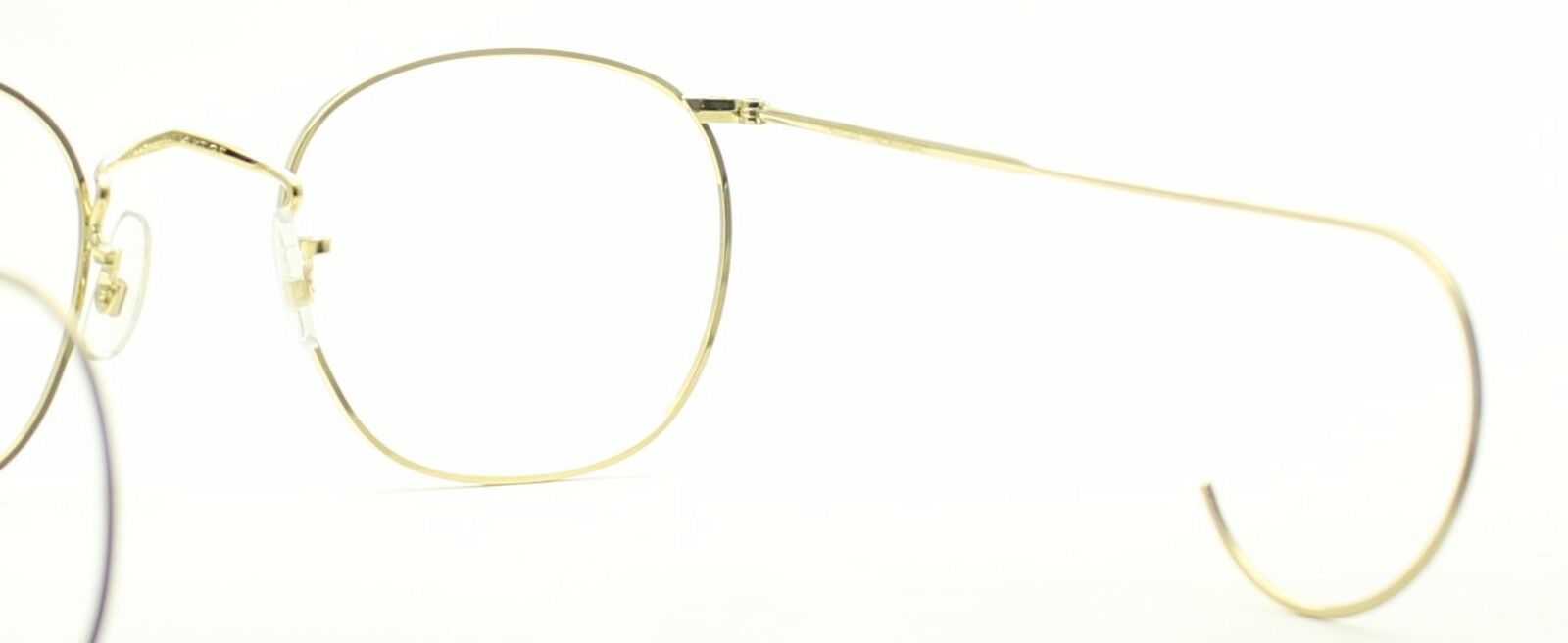 SAVILE ROW ENGLAND Gold 49x20x105mm PANTO Quadra RX Optical Eyeglasses Frames