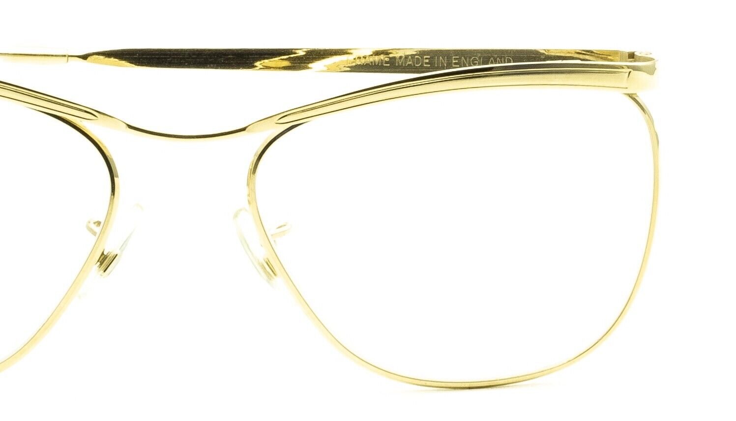 SAVILE ROW Dominor 14KT GF Gold 52x18mm FRAMES RX Optical Glasses Eyewear - NOS