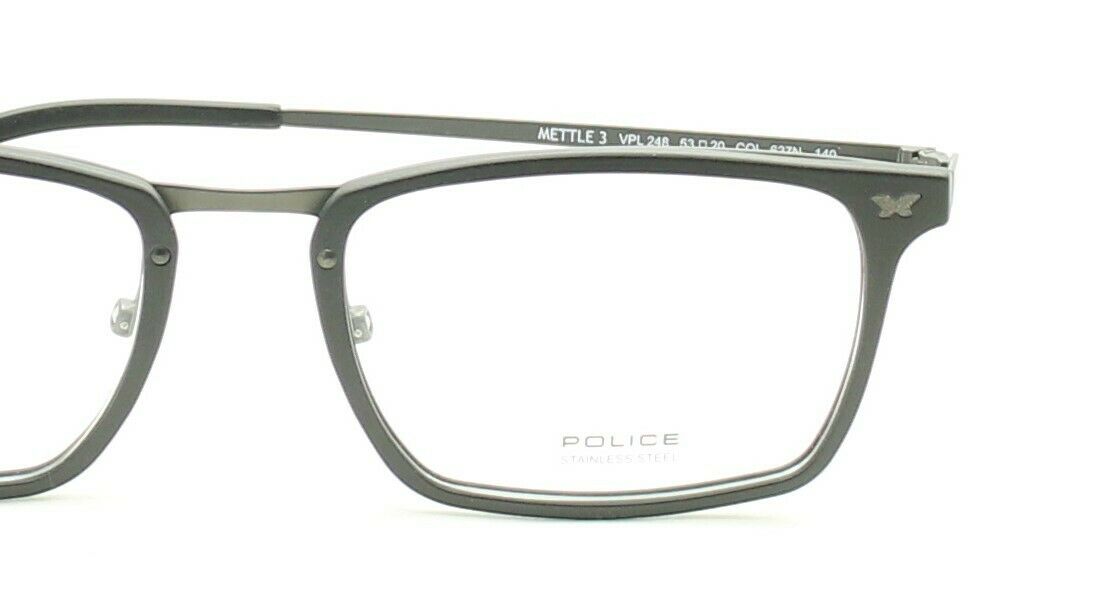 POLICE METTLE 3 VPL 248  627N Eyewear FRAMES RX Optical Eyeglasses Glasses Italy