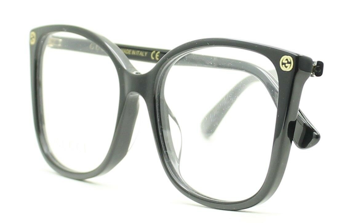 GUCCI GG 0026O 001 Eyewear FRAMES NEW Glasses RX Optical Eyeglasses ITALY - BNIB