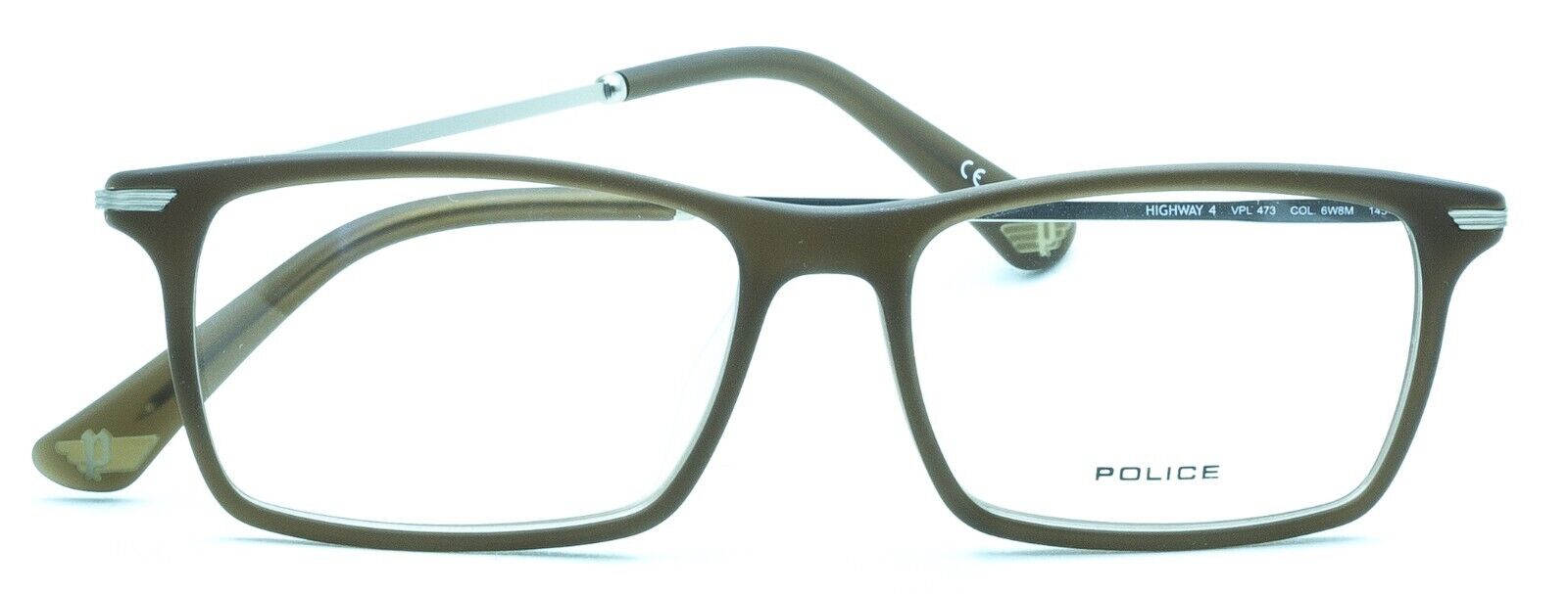 POLICE HIGHWAY 4  VPL473 COL 6W8M 52mm Eyewear FRAMES RX Optical Eyeglasses -New