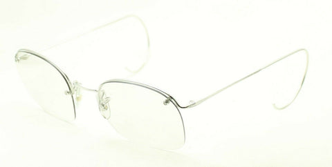 SAVILE ROW ENGLAND 10KT GF Rhodium Half Eye 42x22mm FRAMES RX Optical Glasses