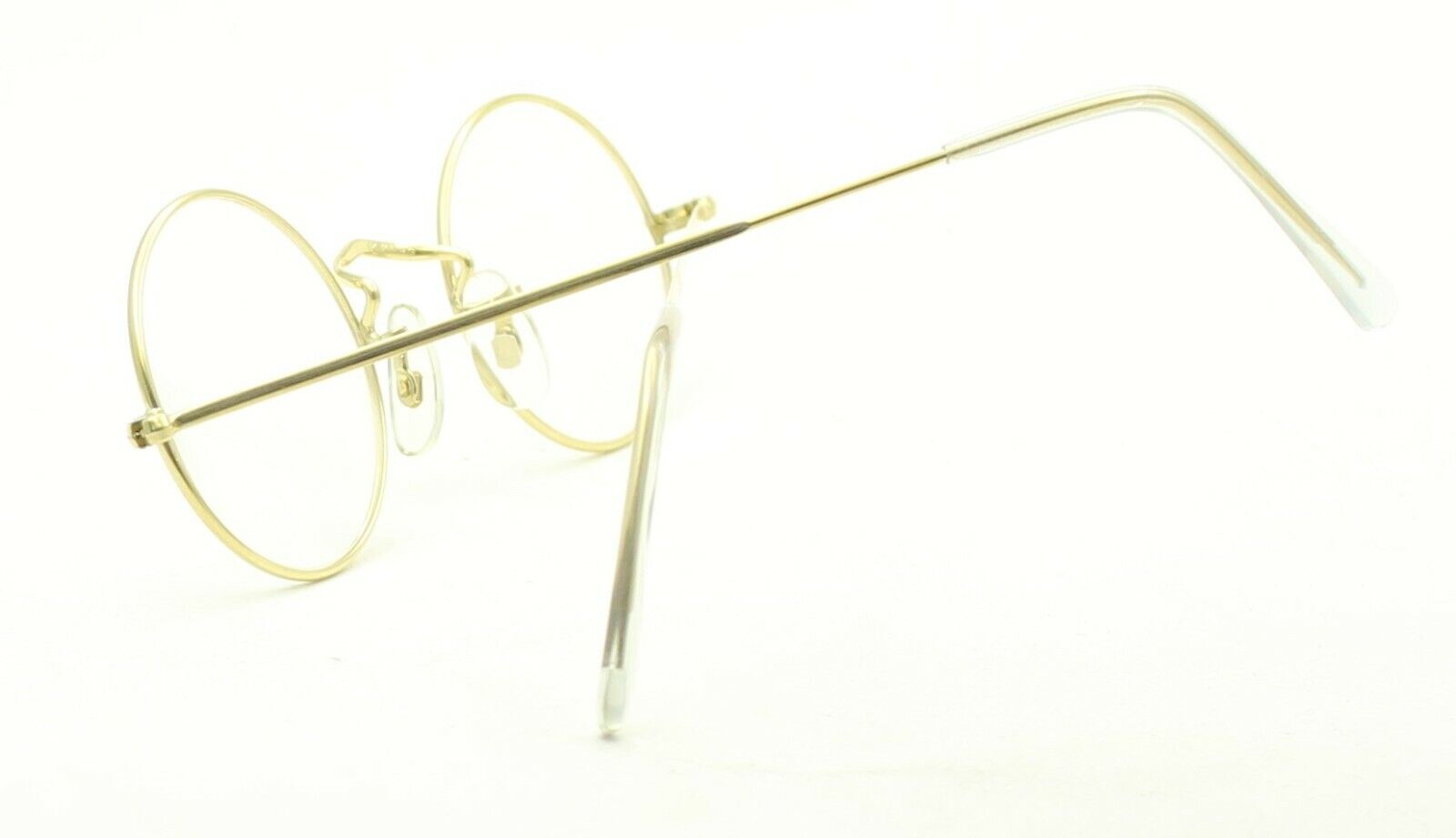 ALGHA (SAVILE ROW) 14KT RG Gold 40x20mm Eyewear FRAMES RX Optical Eyeglasses NOS