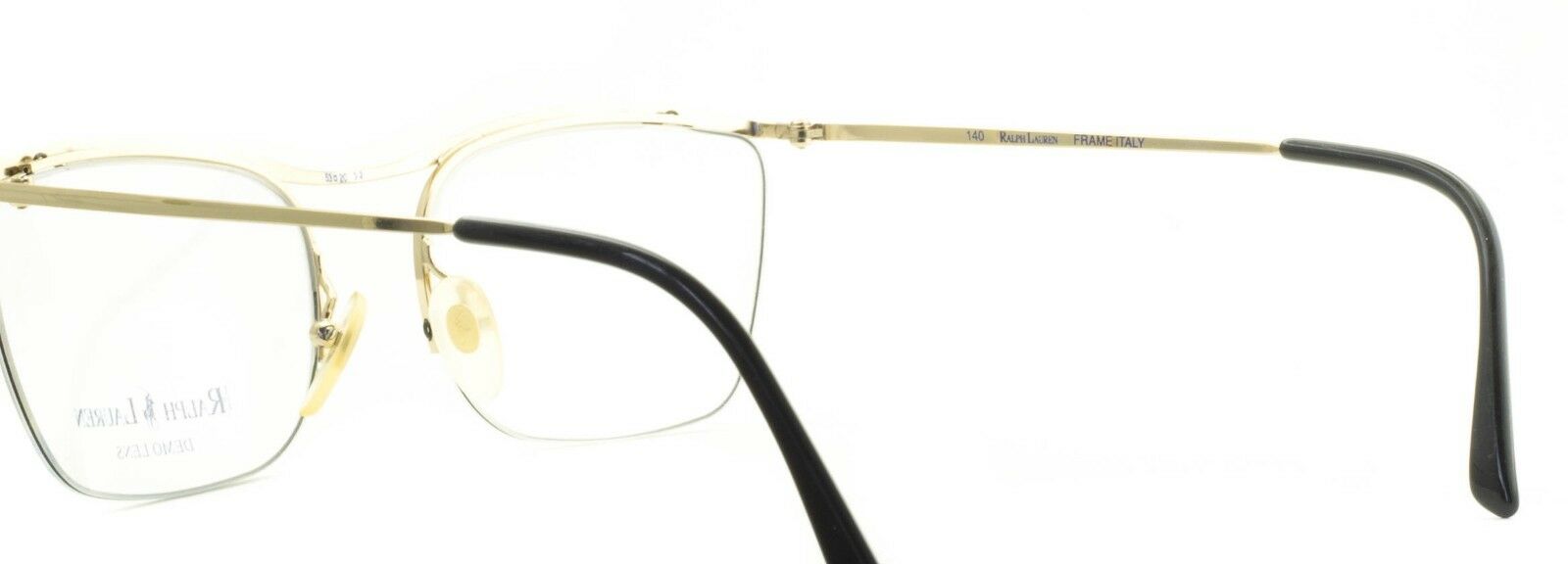 RALPH LAUREN Vintage 546/M 0YG RX Optical Eyewear FRAMES Glasses Italy - New