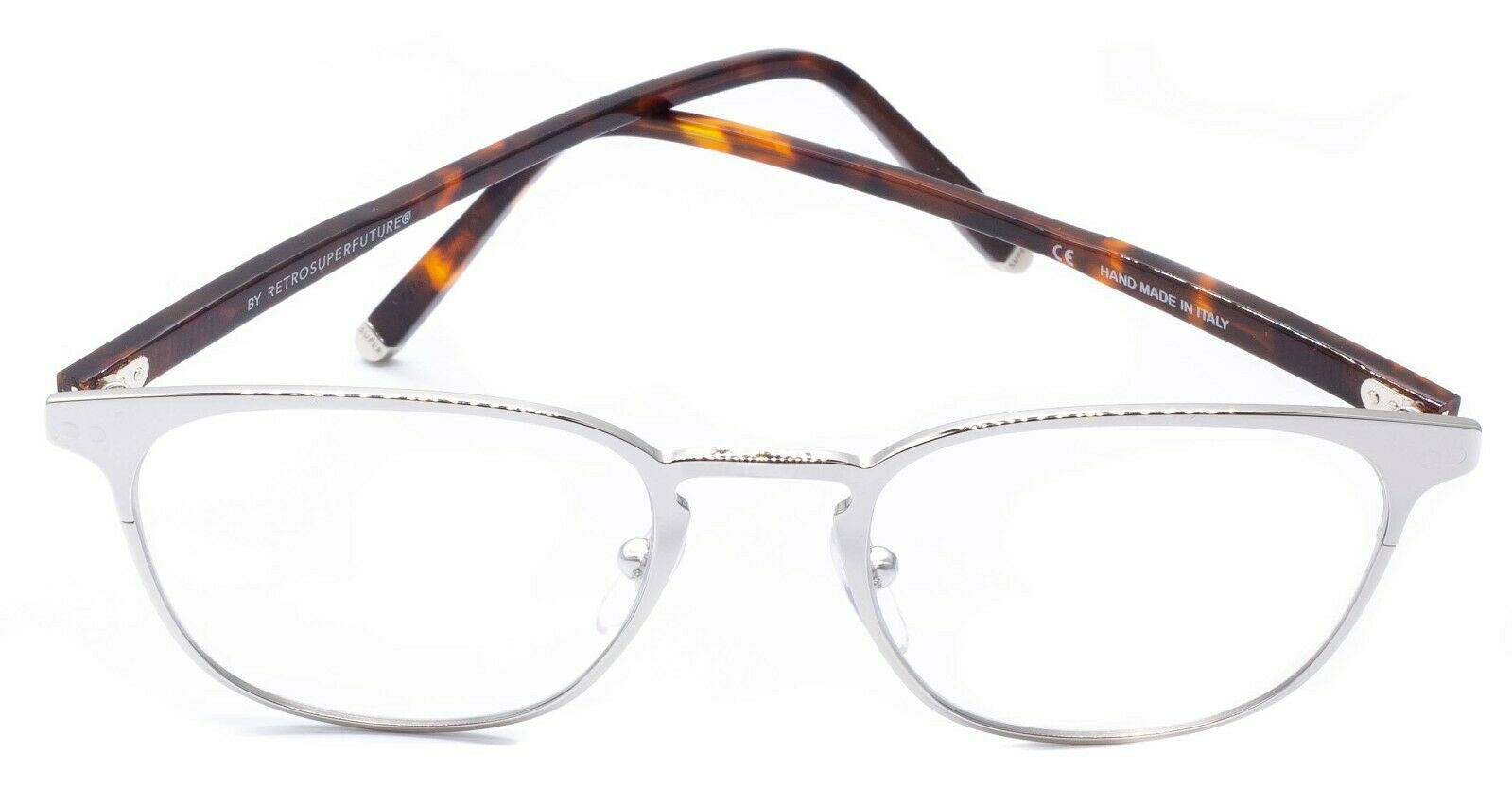 RETROSUPERFUTURE GMX/R Numero 37 Argento 49mm Eyewear Glasses RX Optical - New