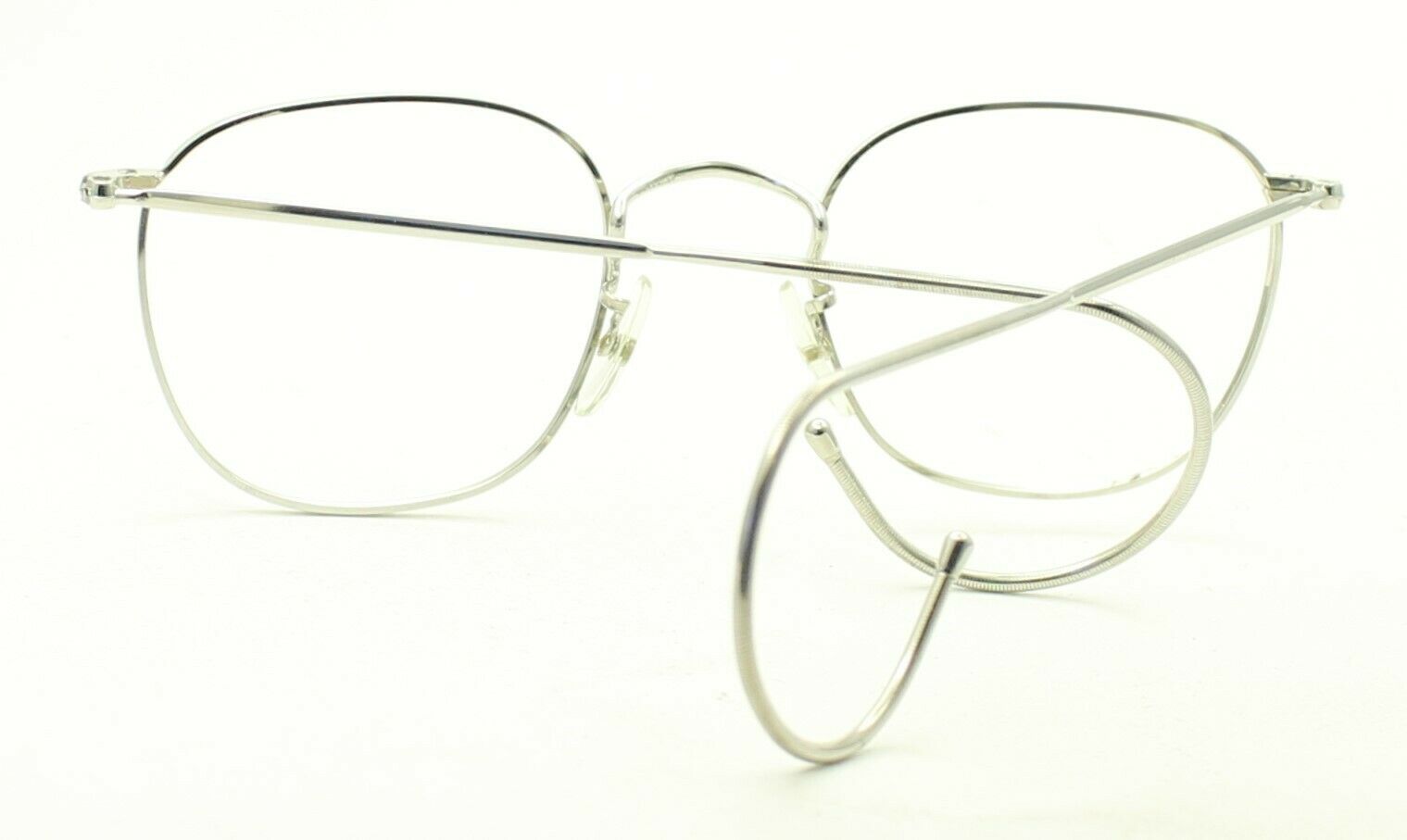 B.O.I.C.LONDON LINE (SAVILE ROW) Fairway Quadra 46x20mm Rhodium RX Optical - NOS