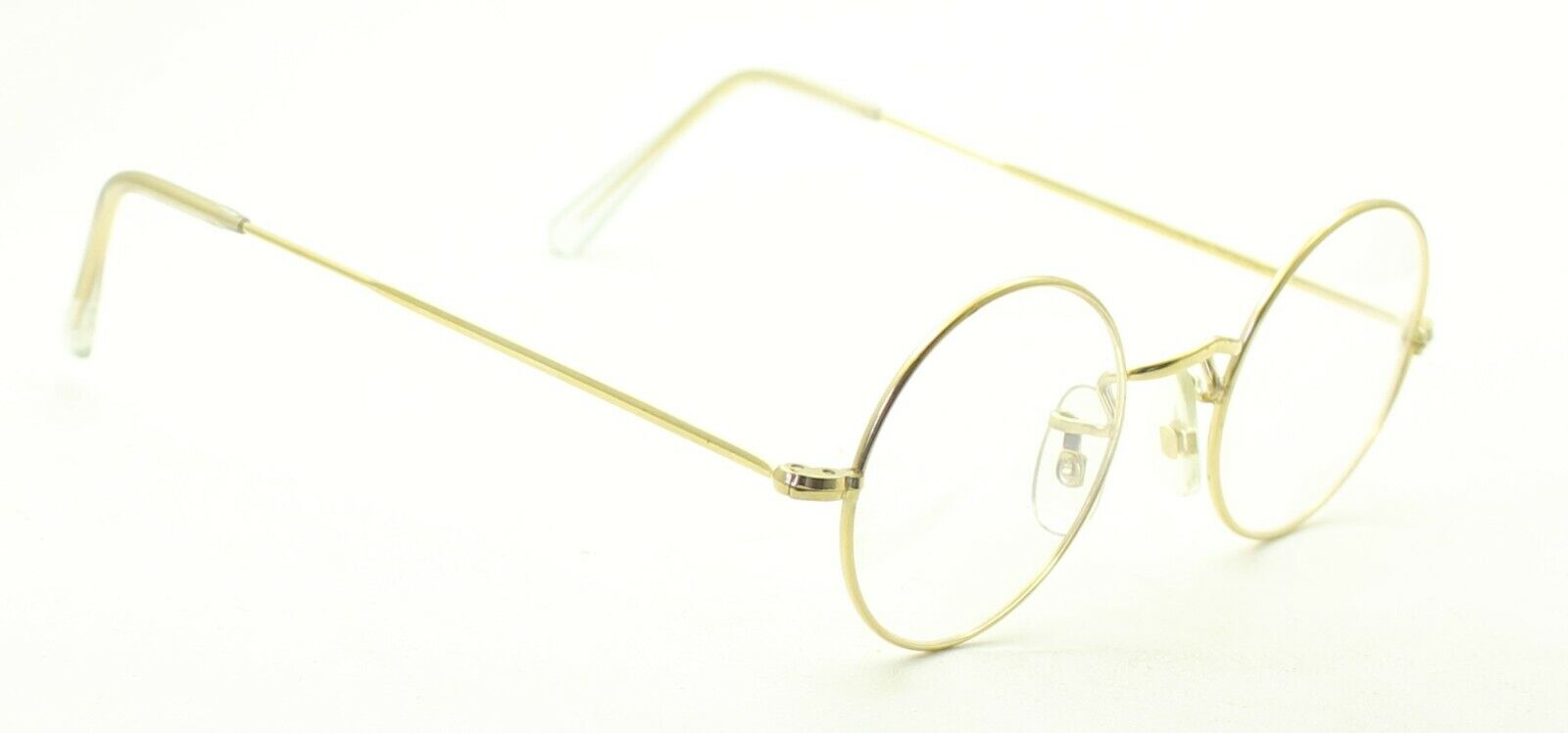 ALGHA (SAVILE ROW) 14KT RG Gold 40x20mm Eyewear FRAMES RX Optical Eyeglasses NOS