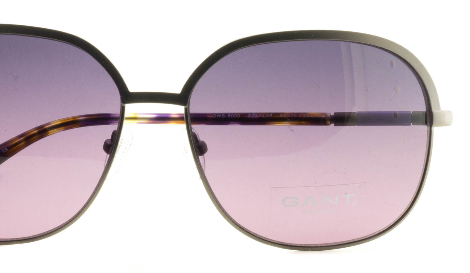 GANT GWS 8000 SGUN 58 Butterfly Ladies Sunglasses Shades Glasses - New BNIB