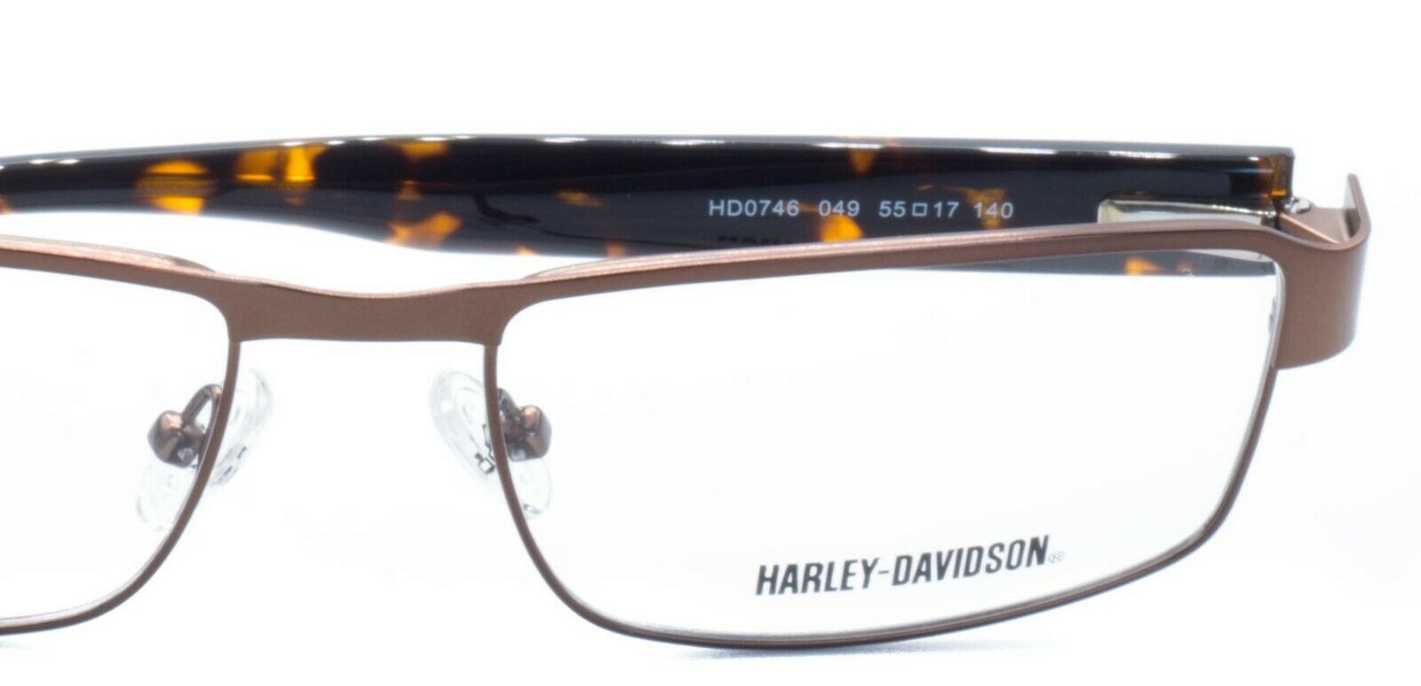 HARLEY-DAVIDSON HD0746 049 55mm Eyewear FRAMES RX Optical Eyeglasses Glasses New