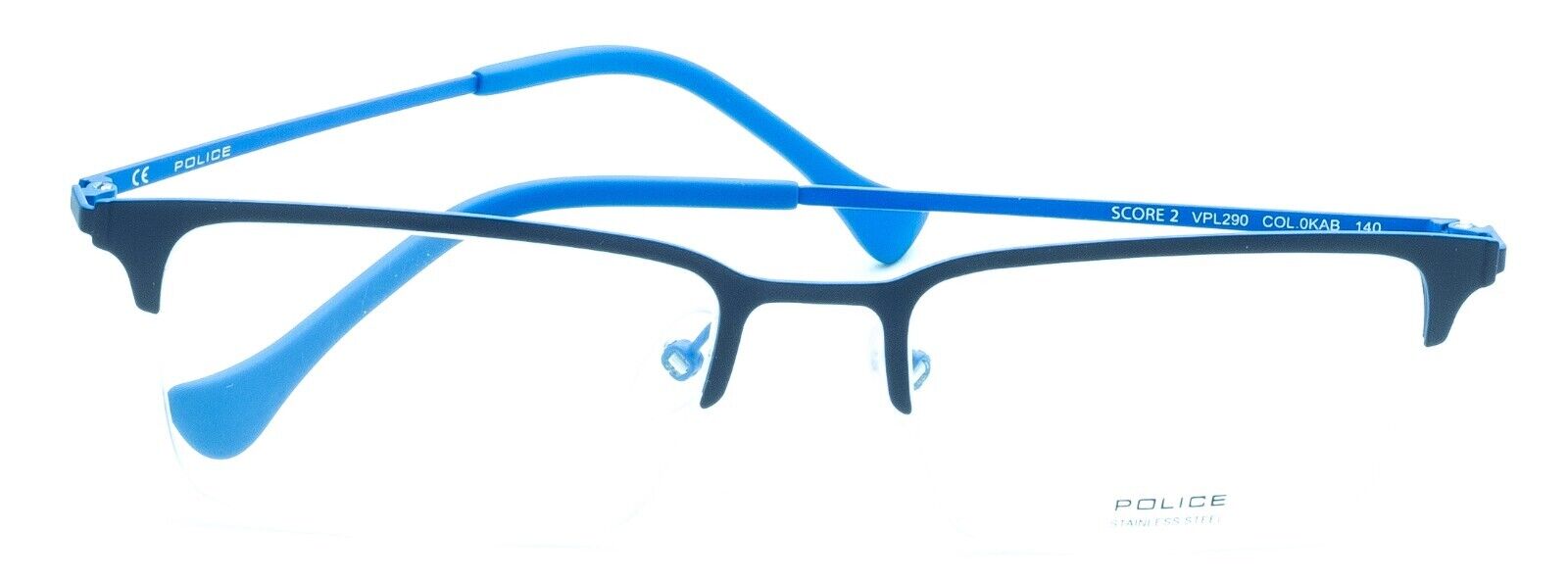 POLICE SCORE 2 VPL290 COL.0KAB 55mm Eyewear FRAMES RX Optical Eyeglasses - New