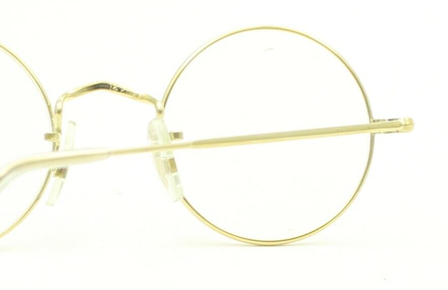 ALGHA (SAVILE ROW) 14KT RG Gold 40x20mm Eyewear FRAMES RX Optical Eyeglasses NOS