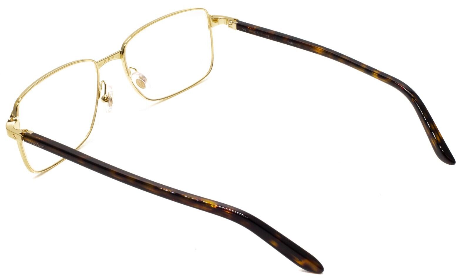 CARTIER CT0040O 009 55mm Gold Eyewear FRAMES RX Optical France Glasses  New BNIB