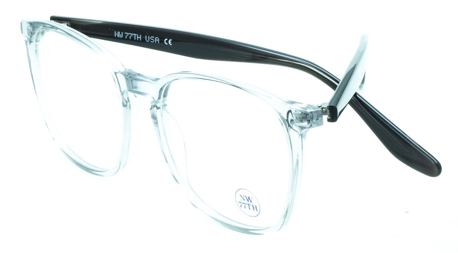 NW 77TH EYEWEAR USA 1053 Grey Crystal RX Optical FRAMES Glasses Eyeglasses - New