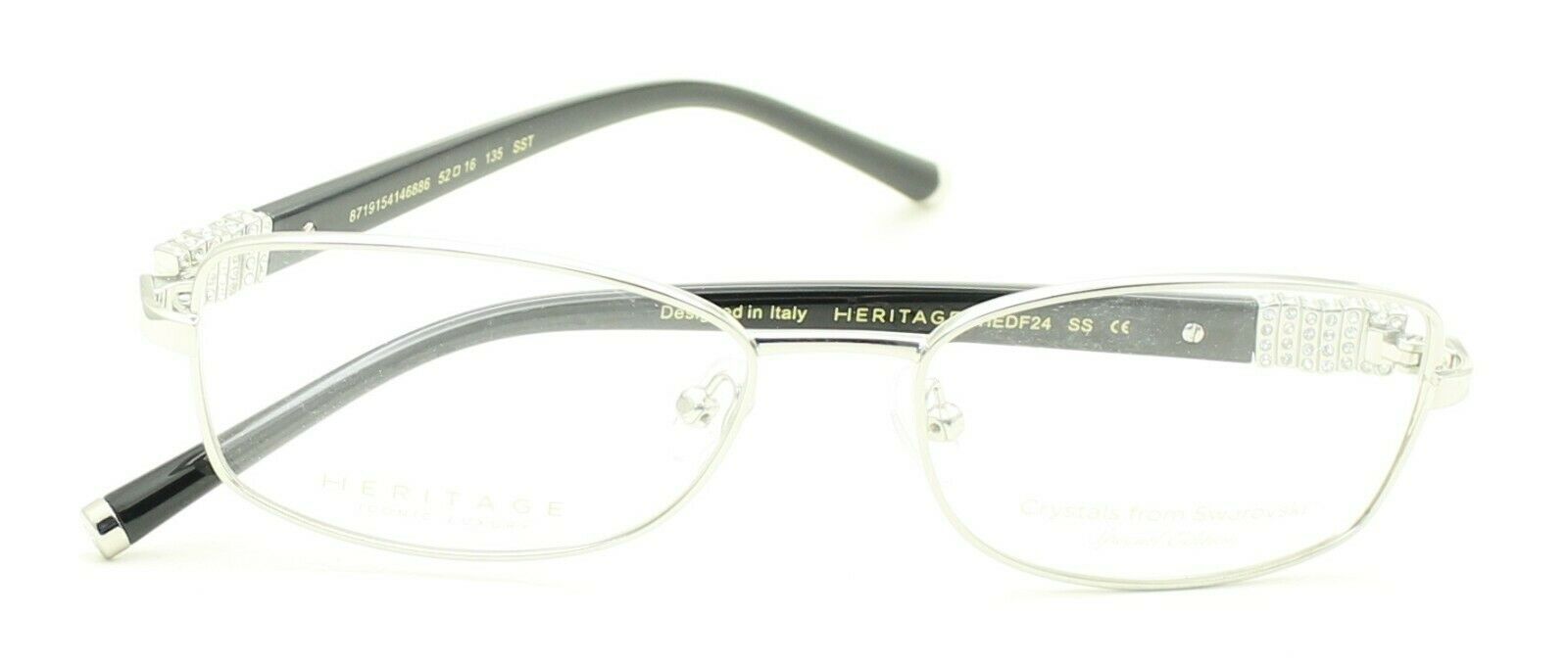 HERITAGE Iconic Luxury HEDF24 SS Eyewear FRAMES Eyeglasses RX Optical Glasses