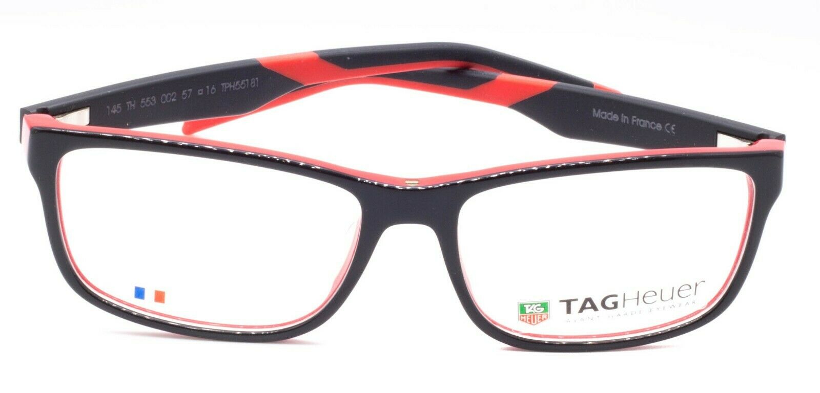 TAG HEUER B-URBAN TH 553 002 57mm Eyewear FRAMES Optical RX Glasses Eyeglasses