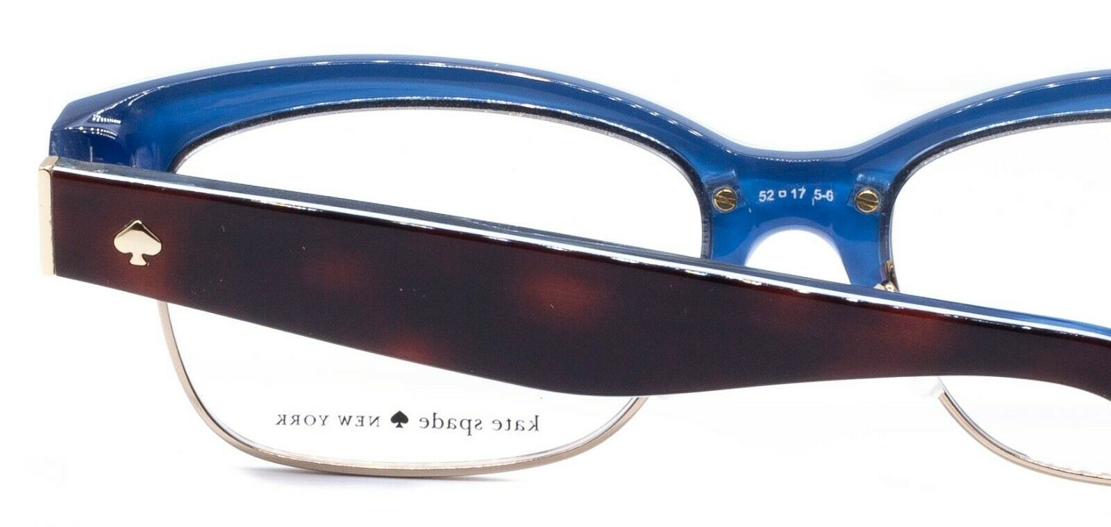 KATE SPADE NEW YORK SHANTAL QTR Havana Blue 52mm Eyewear Glasses RX Optical -New