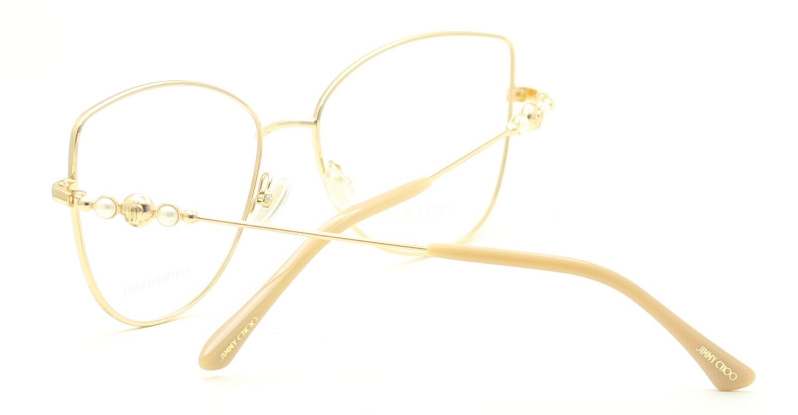 JIMMY CHOO JC339 BKU 56mm Eyewear Glasses RX Optical Glasses FRAMES - New Italy