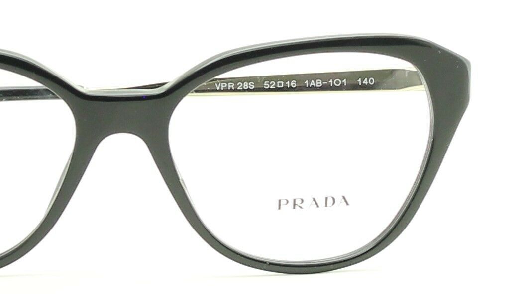 PRADA VPR 28S 1AB-1O1 52mm Eyewear FRAMES RX Optical Eyeglasses Glasses - Italy